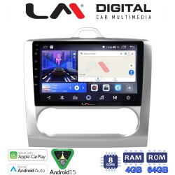 LM Digital - LM ZK8328 GPS Οθόνη OEM Multimedia Αυτοκινήτου για FORD FOCUS 2004>2012 (CarPlay/AndroidAuto/BT/GPS/WIFI)
