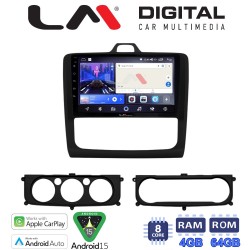 LM Digital - LM ZK8329B GPS Οθόνη OEM Multimedia Αυτοκινήτου για Ford Focus 2004 > 2012 (CarPlay/AndroidAuto/BT/GPS/WIFI)