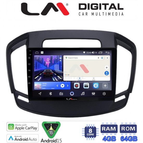 LM Digital - LM ZK8338 GPS Οθόνη OEM Multimedia Αυτοκινήτου για OPEL INSIGNIA 2014> (CarPlay/AndroidAuto/BT/GPS/WIFI)
