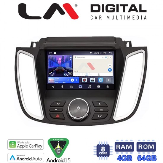 LM Digital - LM ZK8362D GPS Οθόνη OEM Multimedia Αυτοκινήτου για FORD KUGA 2013 > 2019C-MAX 2011 > 2019 με NAVI (CarPlay/AndroidAuto/BT/GPS/WIFI)