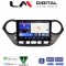 LM Digital - LM ZK8406 GPS Οθόνη OEM Multimedia Αυτοκινήτου για Hyundai i10 2014> (CarPlay/AndroidAuto/BT/GPS/WIFI)