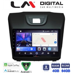 LM Digital - LM ZK8435 GPS Οθόνη OEM Multimedia Αυτοκινήτου για ISUZU DMAX 2012> (CarPlay/AndroidAuto/BT/GPS/WIFI)