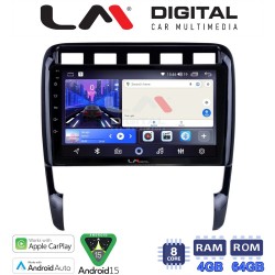LM Digital - LM ZK8443 GPS Οθόνη OEM Multimedia Αυτοκινήτου για PORSCHE CAYENNE 2002>2011 (CarPlay/AndroidAuto/BT/GPS/WIFI)