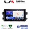 LM Digital - LM ZK8446 GPS Οθόνη OEM Multimedia Αυτοκινήτου για FIAT SEDICI & SUZUKI SX4 2005-2013 (CarPlay/AndroidAuto/BT/GPS/WIFI)