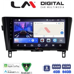 LM Digital - LM ZK8473 GPS Οθόνη OEM Multimedia Αυτοκινήτου για NISSAN QASHQAI & XTRAIL 2014> (CarPlay/AndroidAuto/BT/GPS/WIFI)