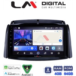 LM Digital - LM ZK8498 GPS Οθόνη OEM Multimedia Αυτοκινήτου για Renault Koleos 2006>2017 (CarPlay/AndroidAuto/BT/GPS/WIFI)