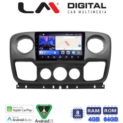 LM Digital - LM ZK8503 GPS Οθόνη OEM Multimedia Αυτοκινήτου για NISSAN NV400 2011 > 2020 OPEL Movano 2011> 2020 RENAULT Master III 2010 > 2019 (CarPlay/AndroidAuto/BT/GPS/WIFI)