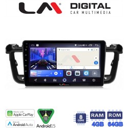 LM Digital - LM ZK8509 GPS Οθόνη OEM Multimedia Αυτοκινήτου για PEUGEOT 508 2010>2017 (CarPlay/AndroidAuto/BT/GPS/WIFI)