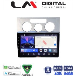LM Digital - LM ZK8512 GPS Οθόνη OEM Multimedia Αυτοκινήτου για VW Touran 2003 > 2010 (CarPlay/AndroidAuto/BT/GPS/WIFI)