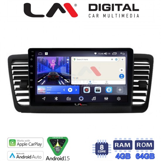 LM Digital - LM ZK8525 GPS Οθόνη OEM Multimedia Αυτοκινήτου για SUBARU LEGACY 2002> (CarPlay/AndroidAuto/BT/GPS/WIFI)