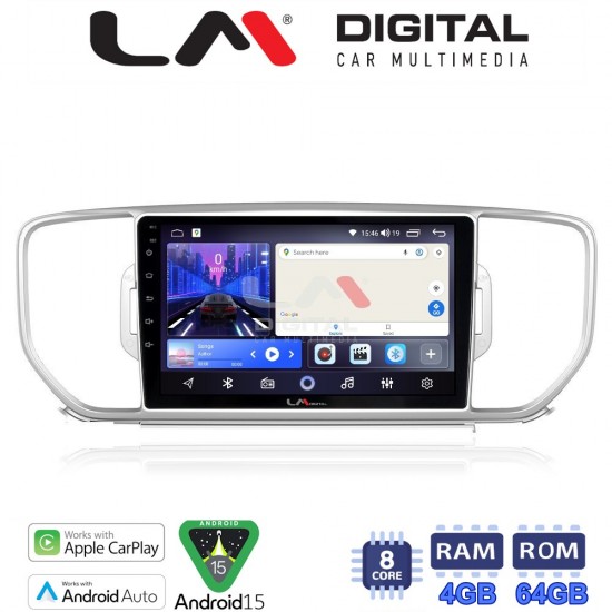LM Digital - LM ZK8527 GPS Οθόνη OEM Multimedia Αυτοκινήτου για KIA SPORTAGE 2016>2019 (CarPlay/AndroidAuto/BT/GPS/WIFI)