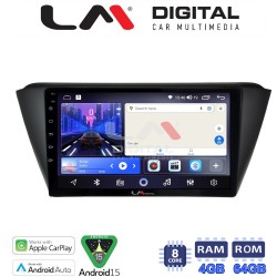 LM Digital - LM ZK8541 GPS Οθόνη OEM Multimedia Αυτοκινήτου για SKODA FABIA 2015> (CarPlay/AndroidAuto/BT/GPS/WIFI)