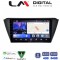 LM Digital - LM ZK8541 GPS Οθόνη OEM Multimedia Αυτοκινήτου για SKODA FABIA 2015> (CarPlay/AndroidAuto/BT/GPS/WIFI)