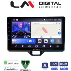 LM Digital - LM ZK8554 GPS Οθόνη OEM Multimedia Αυτοκινήτου για TOYOTA YARIS 2020> (CarPlay/AndroidAuto/BT/GPS/WIFI)