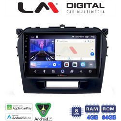 LM Digital - LM ZK8571 GPS Οθόνη OEM Multimedia Αυτοκινήτου για SUZUKI VITARA & BREZZA 2016> (CarPlay/AndroidAuto/BT/GPS/WIFI)