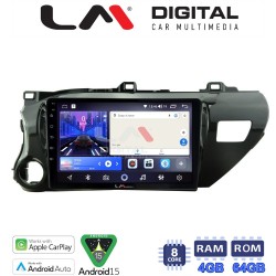 LM Digital - LM ZK8588 GPS Οθόνη OEM Multimedia Αυτοκινήτου για TOYOTA HILUX 2017> (CarPlay/AndroidAuto/BT/GPS/WIFI)