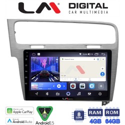 LM Digital - LM ZK8591 GPS Οθόνη OEM Multimedia Αυτοκινήτου για VW GOLF7 (CarPlay/AndroidAuto/BT/GPS/WIFI)