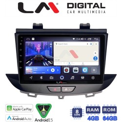 LM Digital - LM ZK8664 GPS Οθόνη OEM Multimedia Αυτοκινήτου για Opel Crossland-Grandland 2017 > (CarPlay/AndroidAuto/BT/GPS/WIFI)
