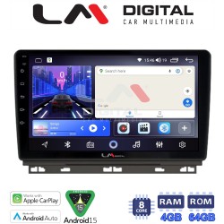 LM Digital - LM ZK8718 GPS Οθόνη OEM Multimedia Αυτοκινήτου για Renault Clio 2020 (CarPlay/AndroidAuto/BT/GPS/WIFI)
