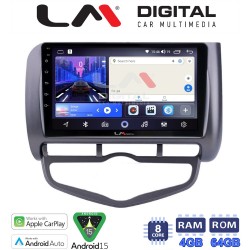 LM Digital - LM ZK8731 GPS Οθόνη OEM Multimedia Αυτοκινήτου για Honda Jazz 2003 - 2008 (CarPlay/AndroidAuto/BT/GPS/WIFI)