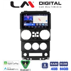 LM Digital - LM ZK8748B GPS Οθόνη OEM Multimedia Αυτοκινήτου για JEEP WRANGLER 2007 > 2011 (CarPlay/AndroidAuto/BT/GPS/WIFI)