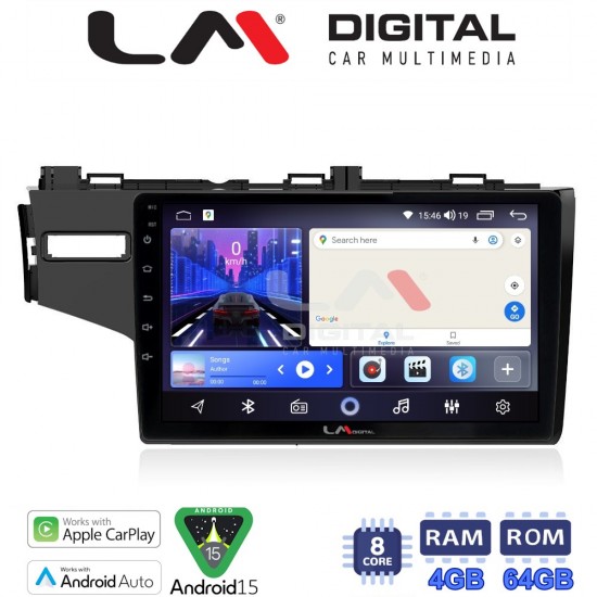 LM Digital - LM ZK8760 GPS Οθόνη OEM Multimedia Αυτοκινήτου για HONDA JAZZ 2013> (CarPlay/AndroidAuto/BT/GPS/WIFI)