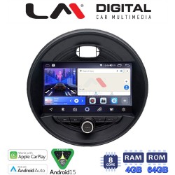 LM Digital - LM ZK8845 GPS Οθόνη OEM Multimedia Αυτοκινήτου για Mini Cooper & Clubman 2015> (CarPlay/AndroidAuto/BT/GPS/WIFI)