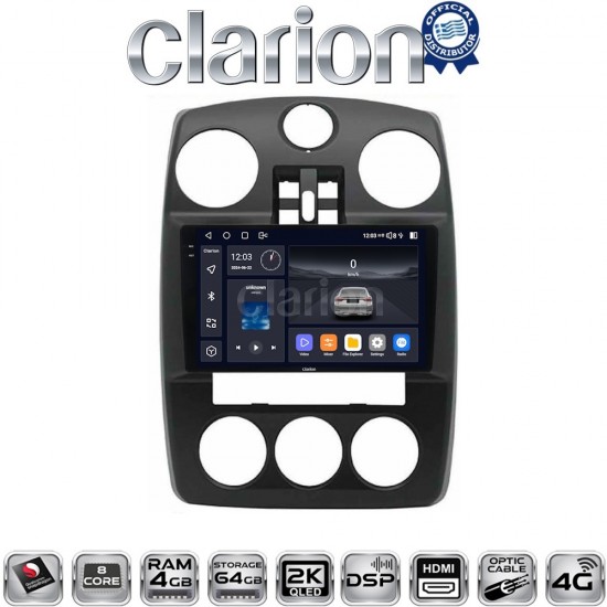 CLARION GL74209 Οθόνη OEM Multimedia Αυτοκινήτου για Chrysler PT Cruiser 2005 > 2010 (CarPlay/AndroidAuto/BT/GPS/WIFI/GPRS)