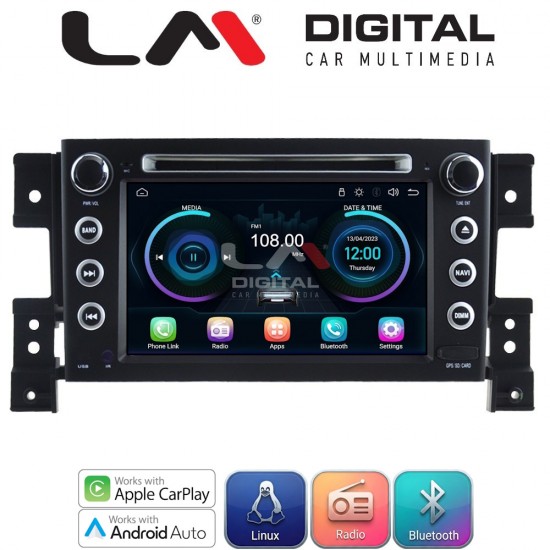 LM Digital - LM LX053 Οθόνη OEM Multimedia Αυτοκινήτου για SUZUKI GRAN VITARA 2005 > 2015 (CarPlay/AndroidAuto/BT/WIFI) Linux OS