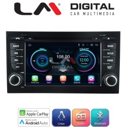 LM Digital - LM LX050 Οθόνη OEM Multimedia Αυτοκινήτου για Audi A4 (8E) 2001>2008 (CarPlay/AndroidAuto/BT/WIFI) Linux OS