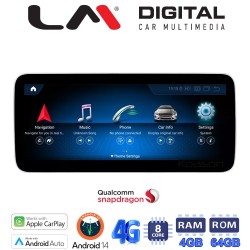 LM Digital - LM JFK510 Οθόνη OEM Multimedia Αυτοκινήτου για MERCEDESC CLASS (W205) 2015 >GLC (X253) 2015 >X CLASS (W470) 2017 > (CarPlay/AndroidAuto/BT/GPS/WIFI/GPRS)