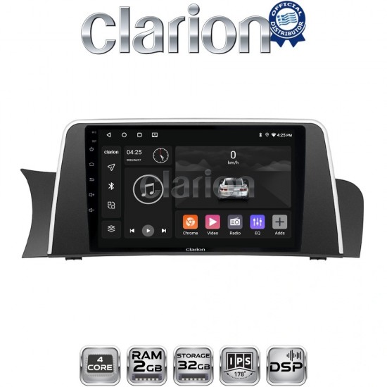 CLARION GL31804I Οθόνη OEM Multimedia Αυτοκινήτου για BMW X3 (F25) και X4 (F26) CIC 2011 > 2013 (CarPlay/AndroidAuto/BT/GPS/WIFI)