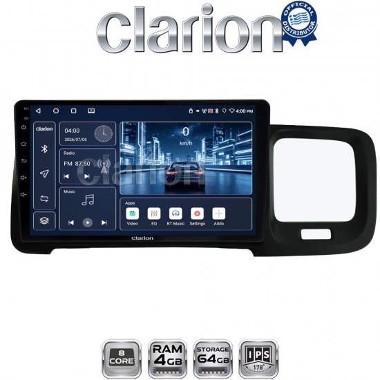 CLARION GL53392 Οθόνη OEM Multimedia Αυτοκινήτου για 9 (CarPlay/AndroidAuto/BT/GPS/WIFI/GPRS)