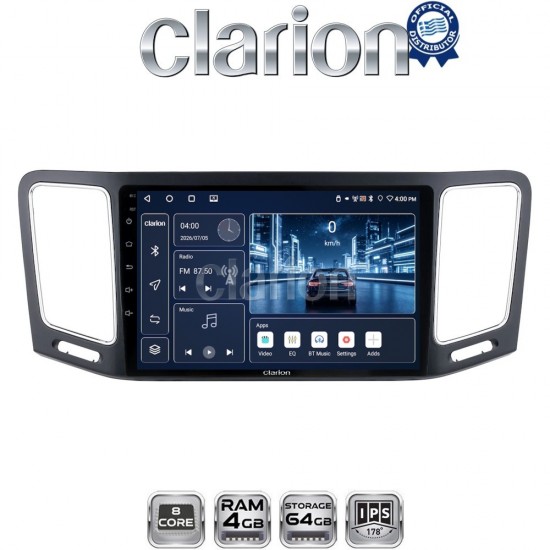 CLARION GL53463 Οθόνη OEM Multimedia Αυτοκινήτου για 9 (CarPlay/AndroidAuto/BT/GPS/WIFI/GPRS)