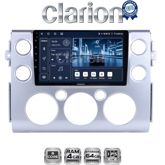 CLARION GL53563 Οθόνη OEM Multimedia Αυτοκινήτου για 9 (CarPlay/AndroidAuto/BT/GPS/WIFI/GPRS)