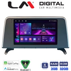 LM Digital - LM ZA4397I GPS Οθόνη OEM Multimedia Αυτοκινήτου για BMW X5 (E70) & X6 (E72) με συστημα CIC (CarPlay/AndroidAuto/BT/GPS/WIFI)