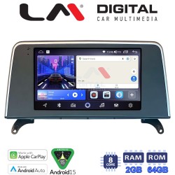 LM Digital - LM ZW8397I GPS Οθόνη OEM Multimedia Αυτοκινήτου για BMW X5 (E70) & X6 (E72) με συστημα CIC (CarPlay/AndroidAuto/BT/GPS/WIFI)