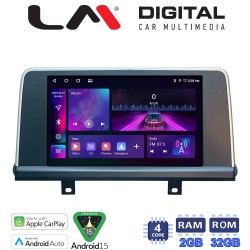 LM Digital - LM ZA4497N GPS Οθόνη OEM Multimedia Αυτοκινήτου για BMW X5 (F15) & X6 (F16) με συστημα ΝΒΤ (CarPlay/AndroidAuto/BT/GPS/WIFI)