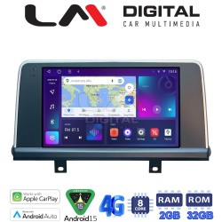 LM Digital - LM ZR8497N GPS Οθόνη OEM Multimedia Αυτοκινήτου για BMW X5 (F15) & X6 (F16) με συστημα ΝΒΤ (CarPlay/AndroidAuto/BT/GPS/WIFI/GPRS)