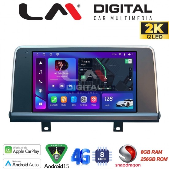 LM Digital - LM ZQ8497N GPS Οθόνη OEM Multimedia Αυτοκινήτου για BMW X5 (F15) & X6 (F16) με συστημα ΝΒΤ (CarPlay/AndroidAuto/BT/GPS/WIFI/GPRS)