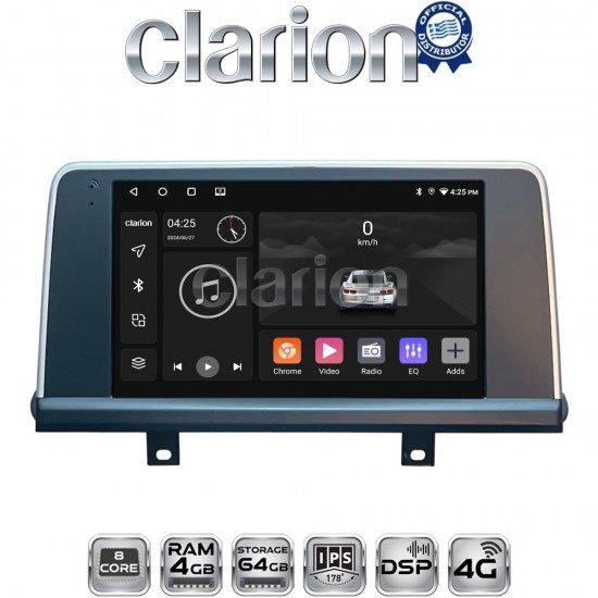 CLARION GL72497N Οθόνη OEM Multimedia Αυτοκινήτου για BMW X5 (F15) & X6 (F16) με συστημα ΝΒΤ (CarPlay/AndroidAuto/BT/GPS/WIFI/GPRS)