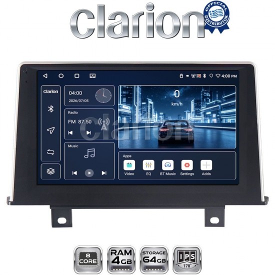 CLARION GL53175 Οθόνη OEM Multimedia Αυτοκινήτου για 9 (CarPlay/AndroidAuto/BT/GPS/WIFI/GPRS)