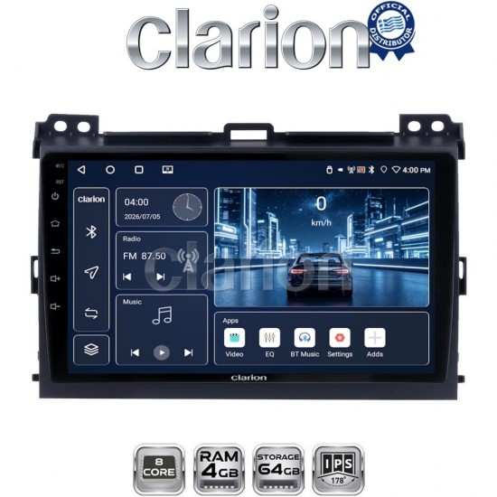 CLARION GL53384 Οθόνη OEM Multimedia Αυτοκινήτου για 9 (CarPlay/AndroidAuto/BT/GPS/WIFI/GPRS)