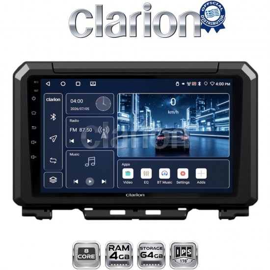 CLARION GL53570 Οθόνη OEM Multimedia Αυτοκινήτου για 9 (CarPlay/AndroidAuto/BT/GPS/WIFI/GPRS)