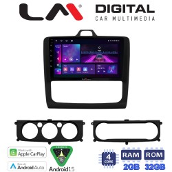 LM Digital - LM ZA4329B GPS Οθόνη OEM Multimedia Αυτοκινήτου για Ford Focus 2004 > 2012 (CarPlay/AndroidAuto/BT/GPS/WIFI)
