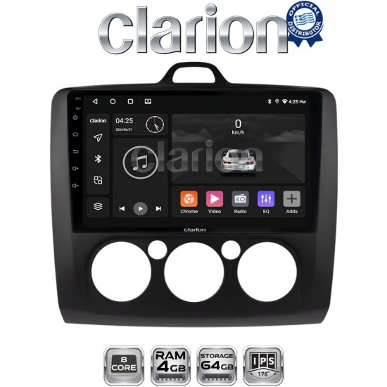 CLARION GL53329B Οθόνη OEM Multimedia Αυτοκινήτου για 9 (CarPlay/AndroidAuto/BT/GPS/WIFI/GPRS)