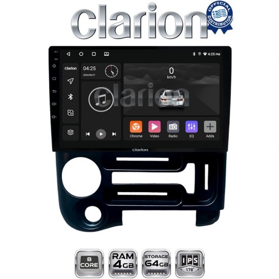 CLARION GL53608 Οθόνη OEM Multimedia Αυτοκινήτου για 9 (CarPlay/AndroidAuto/BT/GPS/WIFI/GPRS)