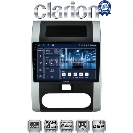 CLARION GL32002 Οθόνη OEM Multimedia Αυτοκινήτου για Nissan X-Trail 2007 > 2013 (CarPlay/AndroidAuto/BT/GPS/WIFI/GPRS)