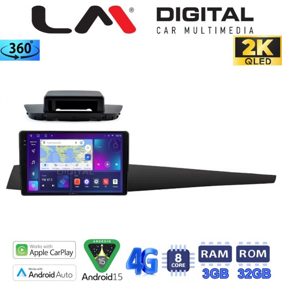 LM Digital - LM ZD8348 GPS Οθόνη OEM Multimedia Αυτοκινήτου για Renault Laguna 3 2008 > 2015 (CarPlay/AndroidAuto/BT/GPS/WIFI/GPRS)