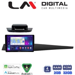 LM Digital - LM ZN4348 GPS Οθόνη OEM Multimedia Αυτοκινήτου για Renault Laguna 3 2008 > 2015 (CarPlay/AndroidAuto/BT/GPS/WIFI/GPRS)